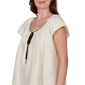 Womens Skye’s the Limit Terra Tropic Solid Pleated Blouse - image 5
