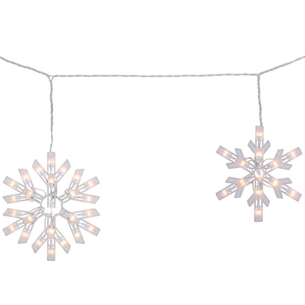 Northlight Seasonal 8.5ft. Snowflake Icicle Christmas Lights