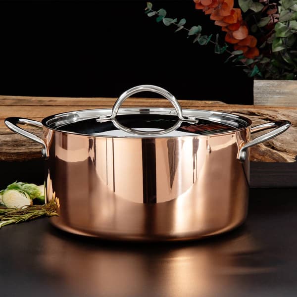 BergHOFF Vintage Tri-Ply Copper 5.75qt. Dutch Oven