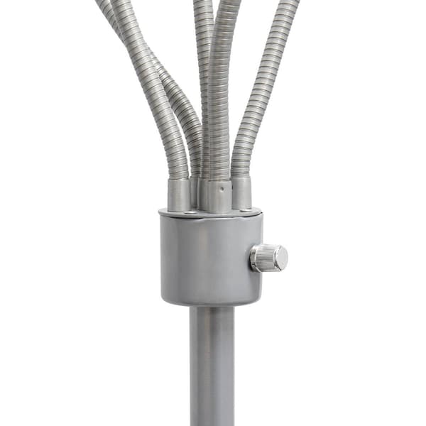 Simple Designs Contemporary Multi 5 Light Medusa Gooseneck Lamp