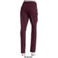 Womens da-sh Pull On Solid Ponte Pants w/Center Seam - image 2