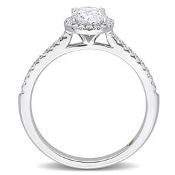 Diamond Classics™ 1ctw. Diamond 14kt. White Gold Oval Ring
