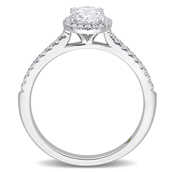 Diamond Classics™ 1ctw. Diamond 14kt. White Gold Oval Ring