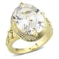 Ashley Cooper(tm) Gold-Tone Oval Cut Statement Ring - image 1
