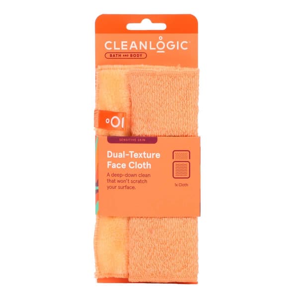 Cleanlogic Sensitive Skin Dual Textured Face Cloth - image 