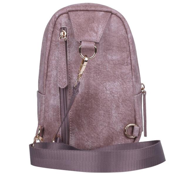 Julia Buxton Vegan Leather Sling Backpack