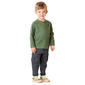 Toddler Boy Stitch & Stone Stripe Waffle Henley & Cargo Joggers - image 1
