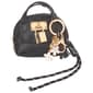Posh + Pop Black Mini Satchel with Coin Purse Bag Charm - image 2