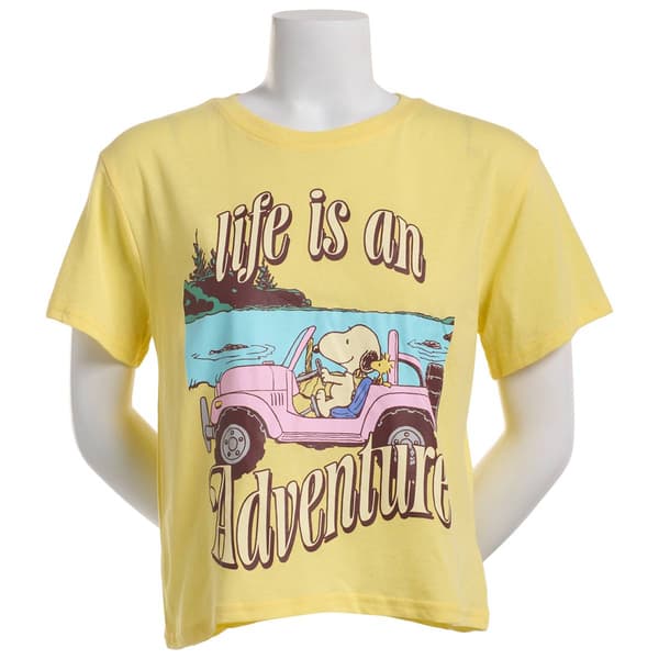 Juniors Freeze Snoopy Adventure Graphic Tee - image 