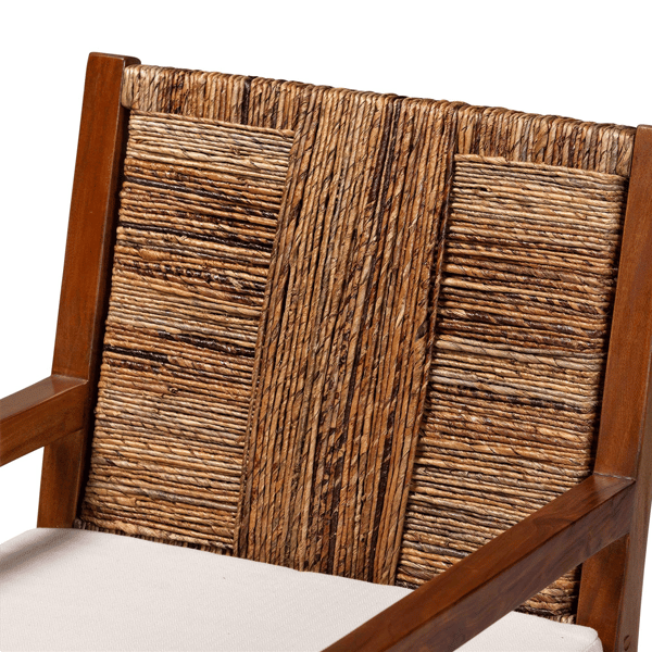 bali & pari Chabela 2pc. Handwoven Seagrass Armchairs