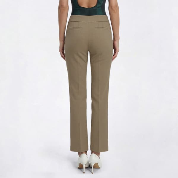 Womens Anne Klein Grace Pull On Straight Leg Trousers