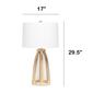 Lalia Home Barnlitt Wooded Arch Farmhouse Table Lamp w/Shade - image 5