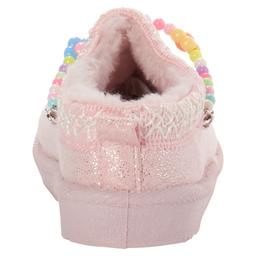 Little Girls Josmo Pink Scuff with Beads Clogs