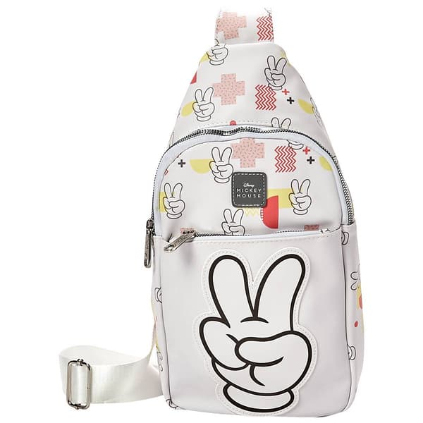 Disney Mickey Mouse Peace Fingers Crossbody