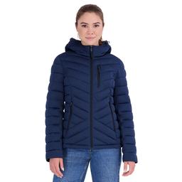 Womens Nautica Stretch Packable Jacket with Chest Zipper