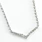 Rosa Rhinestones Crystal V Collar Necklace - image 1