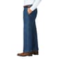 Haggar Men's Big & Tall Classic Fit Pleat Front Denim Pants - image 3