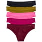 Juniors Juicy Couture 5pk. Solid Laser Bikini Panties-JC5530-5PKZ - image 1