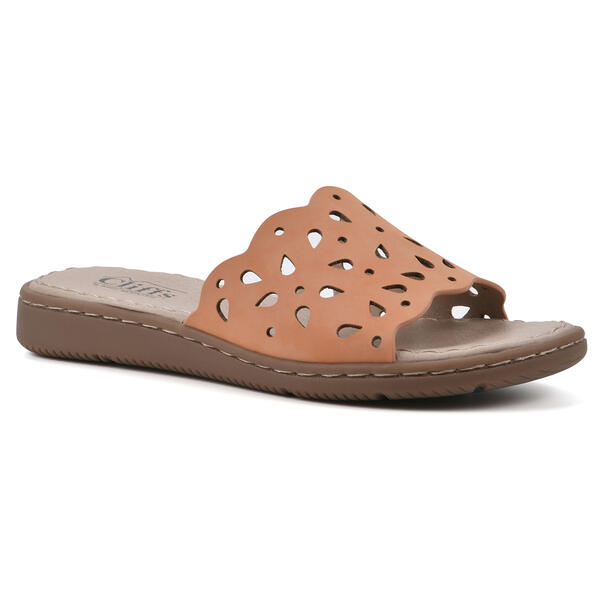 Womens Cliffs by White Mountain Squad Slide Sandals - image 