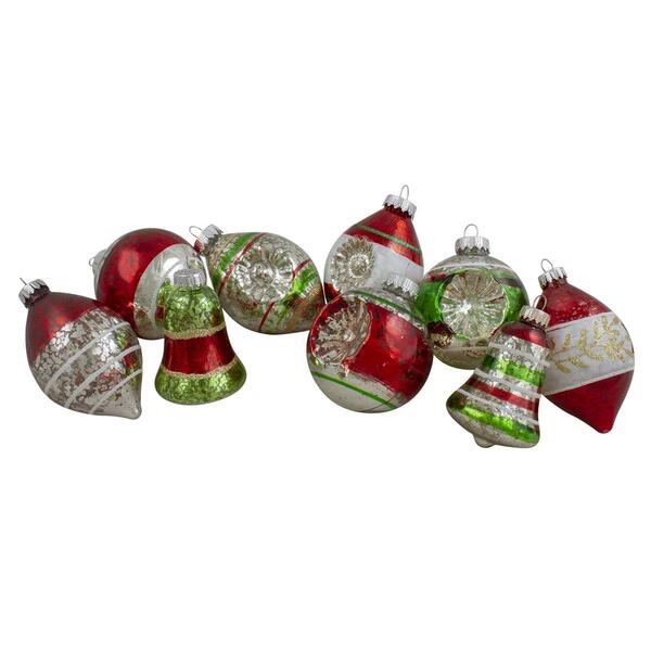 Northlight Seasonal 9ct. 2-Finish Christmas Ornaments - image 