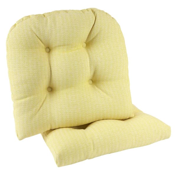 Klear Vu The Gripper® 2pc. Large Omega Tufted Chair Cushions