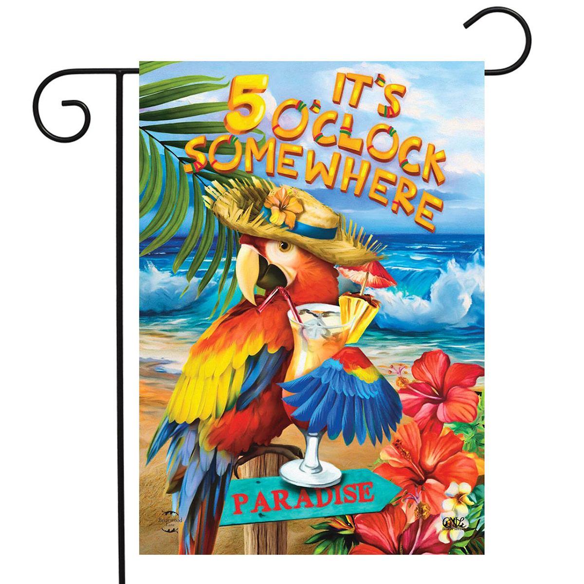 Briarwood Lane 5 O’Clock Paradise Garden Flag