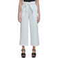 Womens Calvin Klein Wide Leg Crop Pants with Self Tie Belt - image 1