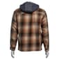 Mens Mountain Ridge Flannel Jacket w/ Chest Protector - Brown/Tan - image 3