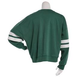 Juniors Plus Peanuts™ Embroidered Snoopy Football Sweatshirt