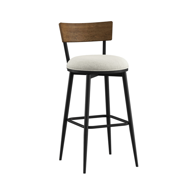 HH2 Home Southbridge Metal Swivel Adjustable Height Stool