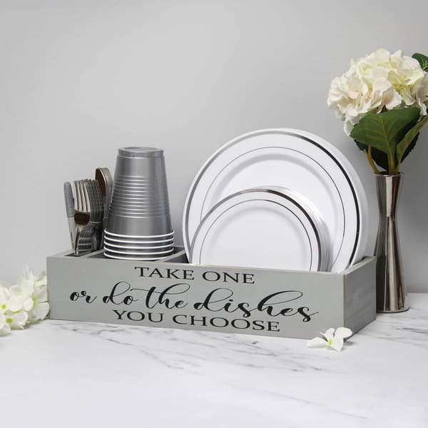 Elegant Designs Pantry Picks Farmhouse Countertop Organizer