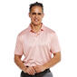 Mens PGA Tour&#40;R&#41; Flamingo Geometric Short Sleeve Golf Polo - image 1