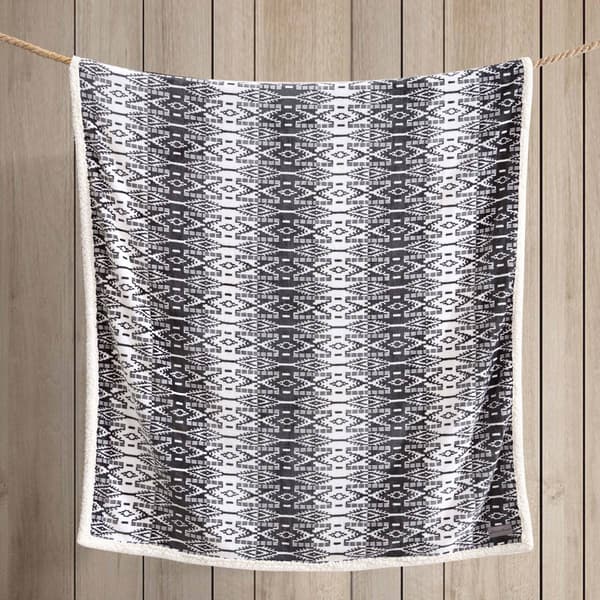 Eddie Bauer San Juan Plush-Fleece Throw