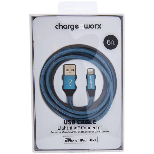 Charge Worx 6ft Lightning Cable - image 
