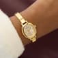 Womens Guess Gold-Tone Champagne Sunray Dial Watch - GW0924L2 - image 4