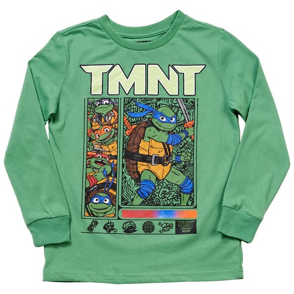 Boys &#40;4-7&#41; Freeze Teenage Mutant Ninja Turtles Graphic Tee-Green - image 