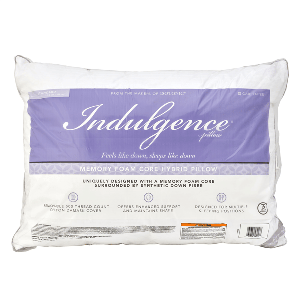 Indulgence Memory Foam Core Hybrid Pillow