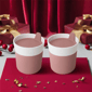 BergHOFF Leo 8.4oz. Porcelain Pink Travel Mug - Set of 2 - image 2
