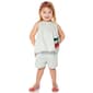 Toddler Girl Japna Kiwi Cherry Appl Denim Short Set - image 1