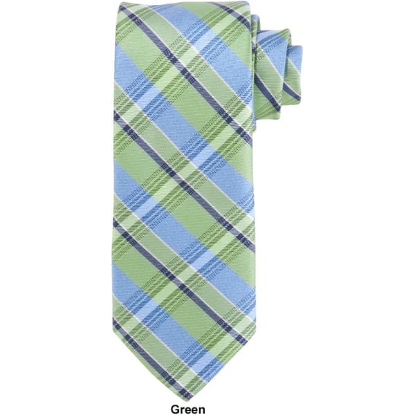 Mens John Henry® Forest Plaid Tie