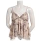 Juniors Madden Girl Mesh Studded Sharkbite Camisole- Stone - image 1