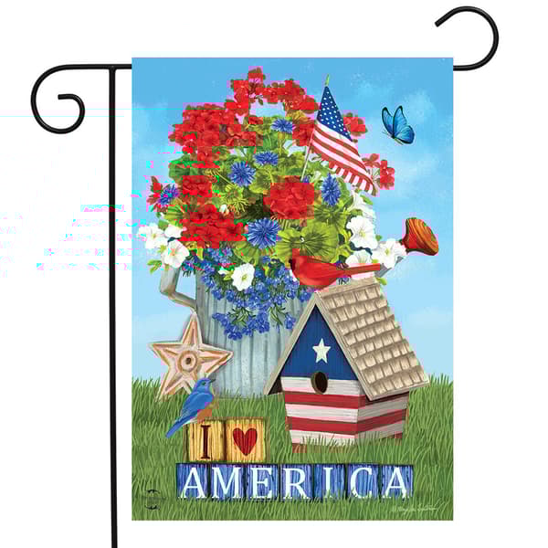 Briarwood Lane Love America Garden Flag - image 