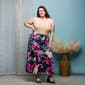 Plus Size 24/7Comfort Apparel Pink Paisley A Line Maxi Skirt - image 5