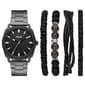 Mens Folio Black Dial Watch & Bracelet Set - FMDFL6087 - image 1