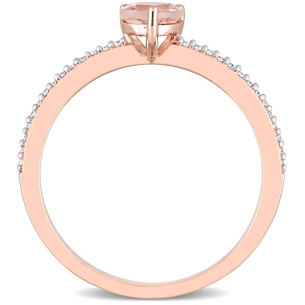 Gemstone Classics™ 10kt. Rose Gold Heart Promise Ring