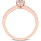 Gemstone Classics™ 10kt. Rose Gold Heart Promise Ring - image 4