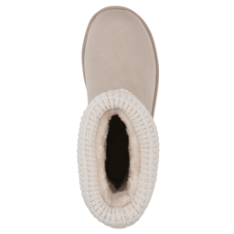 Womens White Mountain Brysons Fold-Over Sweater Ankle Boots