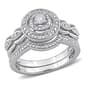 Diamond Classics(tm) 10kt. White Gold 1/4ctw. Diamond Bridal Set - image 1