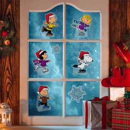 Northlight 8pc. Peanuts Christmas Nativity Window Cling Décor