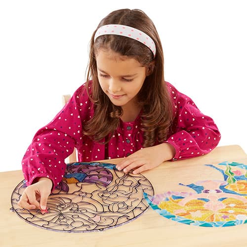 Melissa &amp; Doug® Stained Glass - Mermaid